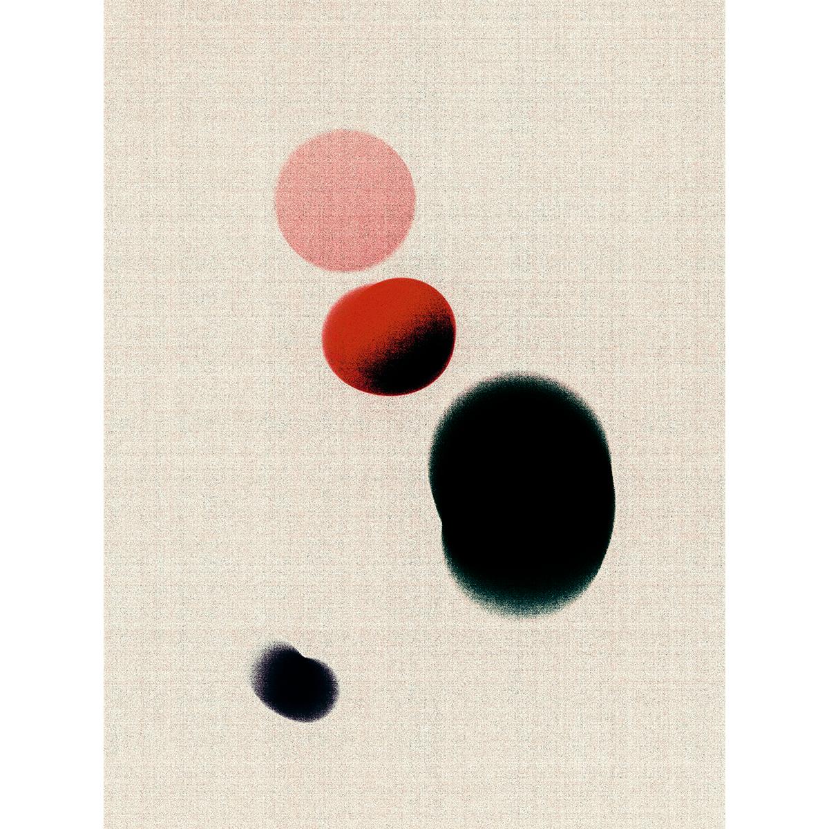 Luuk de Haan Color Photograph - Red, white, black, abstraction, photography,  edition of one, Ukiyo #3
