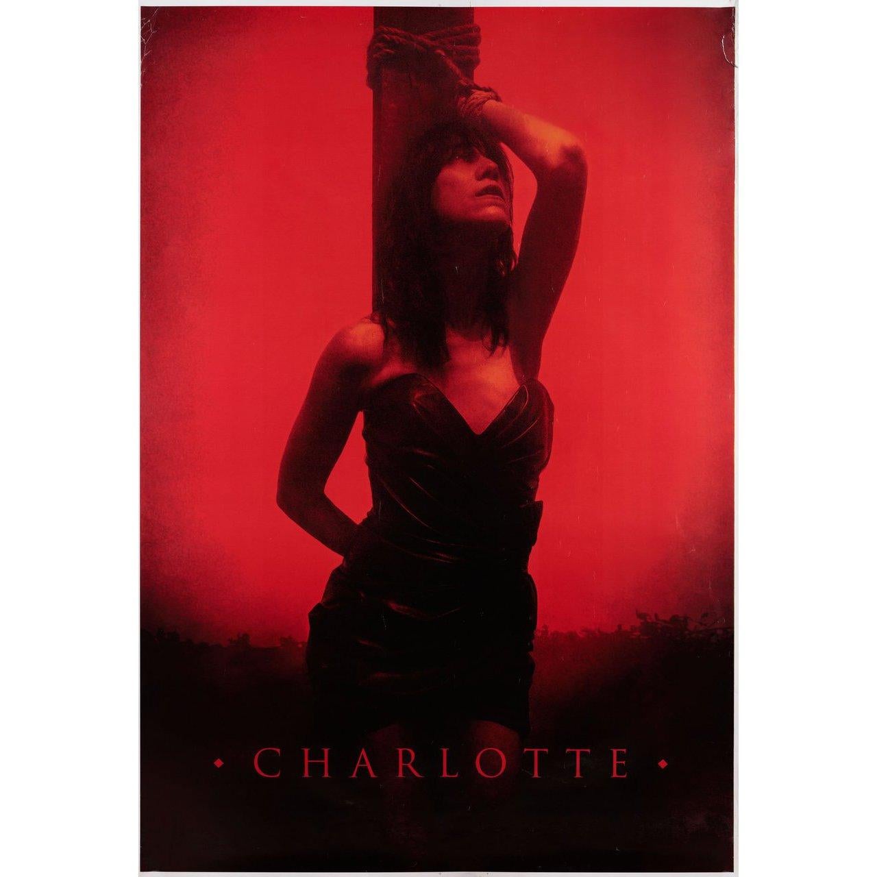 Original 2022 French grande poster for the 2019 film Lux AEterna directed by Gaspar Noe with Beatrice Dalle / Charlotte Gainsbourg / Abbey Lee. Very Good condition, rolled w/ wrinkling and tear top right. Please note: the size is stated in inches