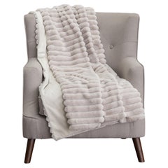 Lux Beige Throw