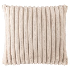 Lux Kuxe White Fur Pillow