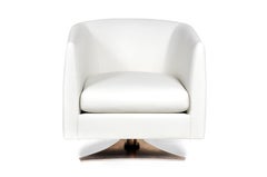 White Lux Lounge Chair by Newell Design Studio