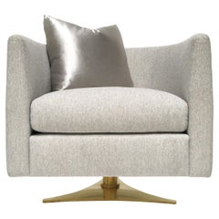 Gray Lux Lounge Chair II By Newell Design Studio