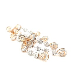 Lux Rose Gold & Diamond Earrings