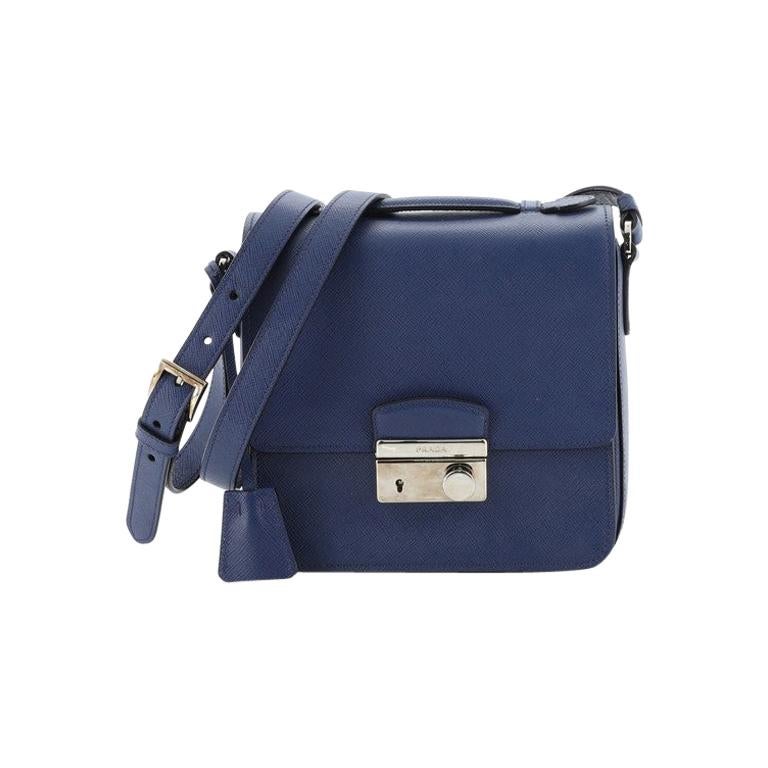 Lux Sound Crossbody Bag Saffiano Leather Small For Sale