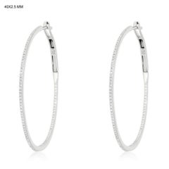 Luxe Blaze 14K (or 18k upon request) Yellow Gold Hoops Diamond Earrings