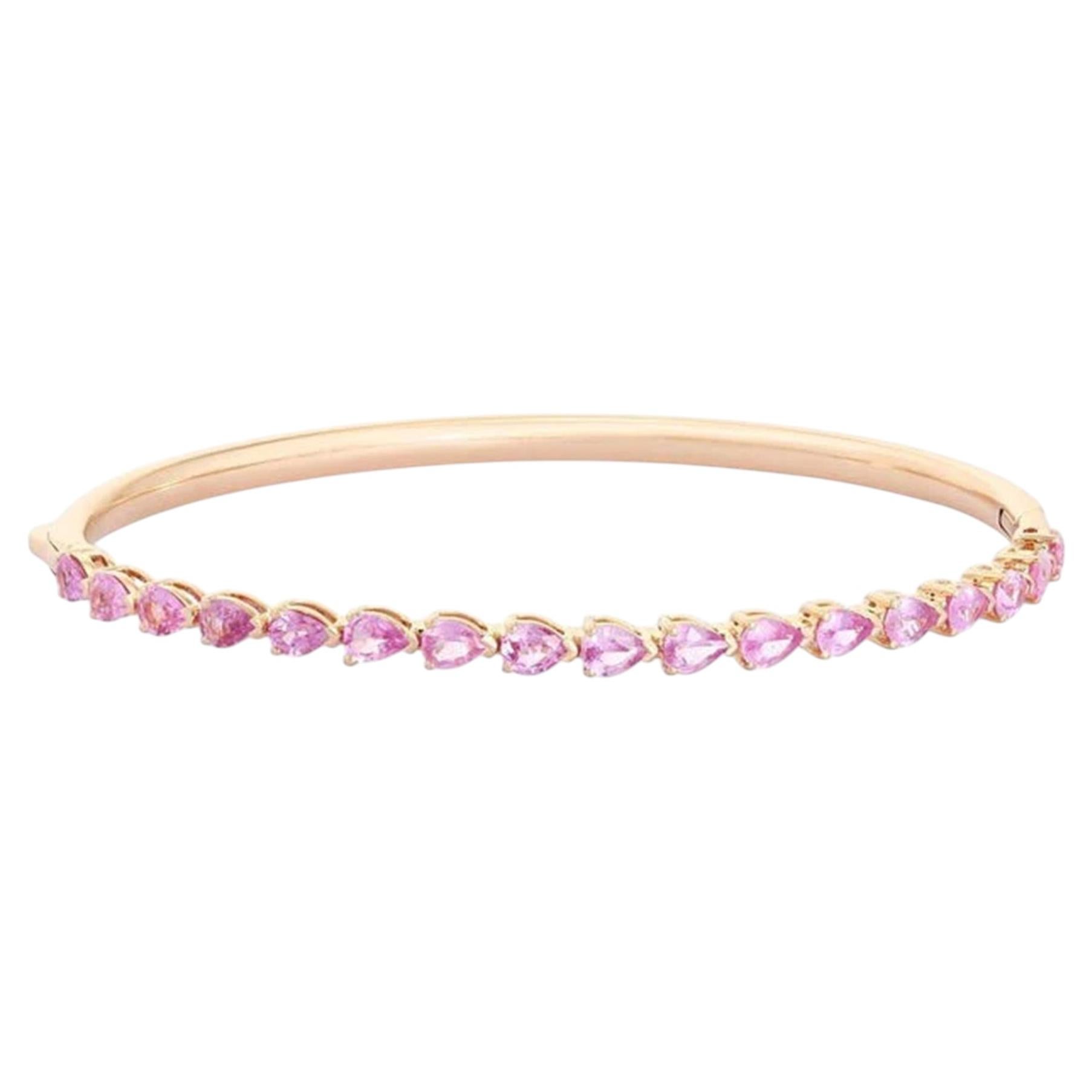 Luxe Gemstone 14K (or 18k upon request) Yellow Gold Diamond Bracelet