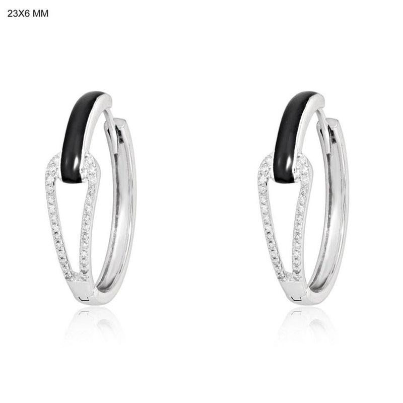 Luxe Hoops 14K Yellow Gold Diamond Earrings im Zustand „Neu“ im Angebot in Los Angeles, CA