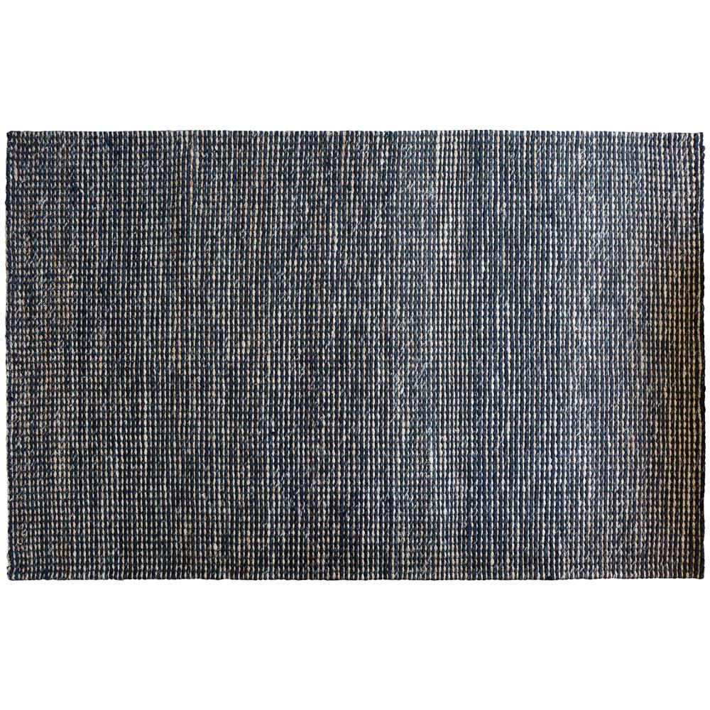 Luxe Marled Style Customizable Gemini Weave Rug in Black Mix Small 2