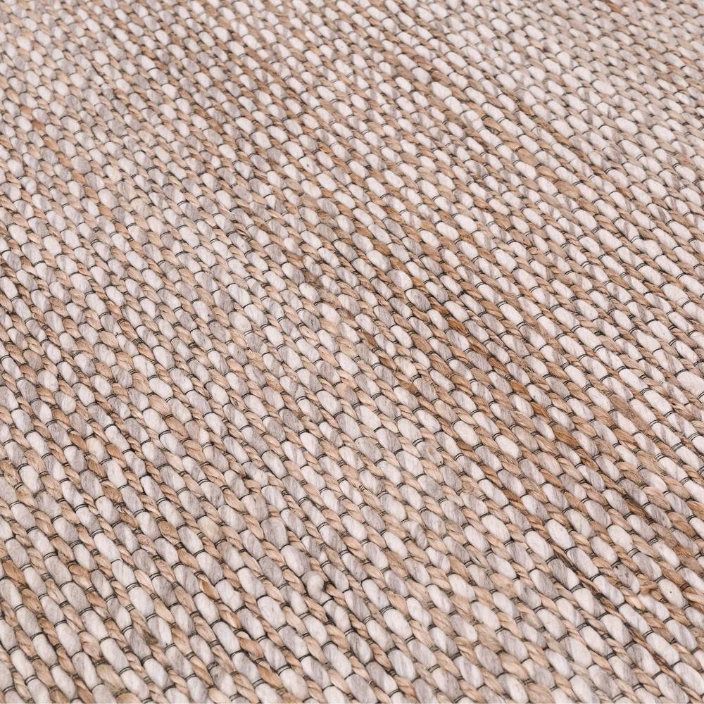 Luxe Marled Style Customizable Gemini Weave Rug in Cream Mix Large In New Condition For Sale In Charlotte, NC