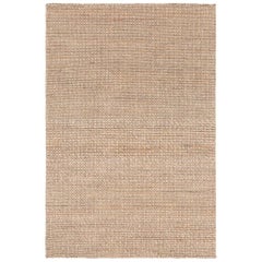 Tappeto Gemini personalizzabile in stile marmorizzato di lusso in misto crema grande