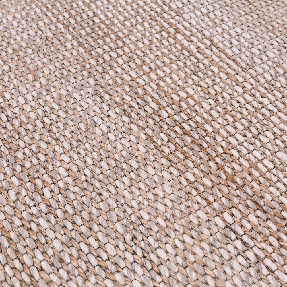 Luxe Marled Style Customizable Gemini Weave Rug in Cream Mix Small In New Condition For Sale In Charlotte, NC