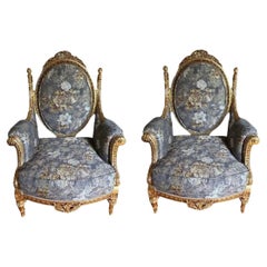 Wood Armchairs