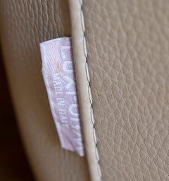 Luxform Italia Set di otto poltrone singole in pelle beige