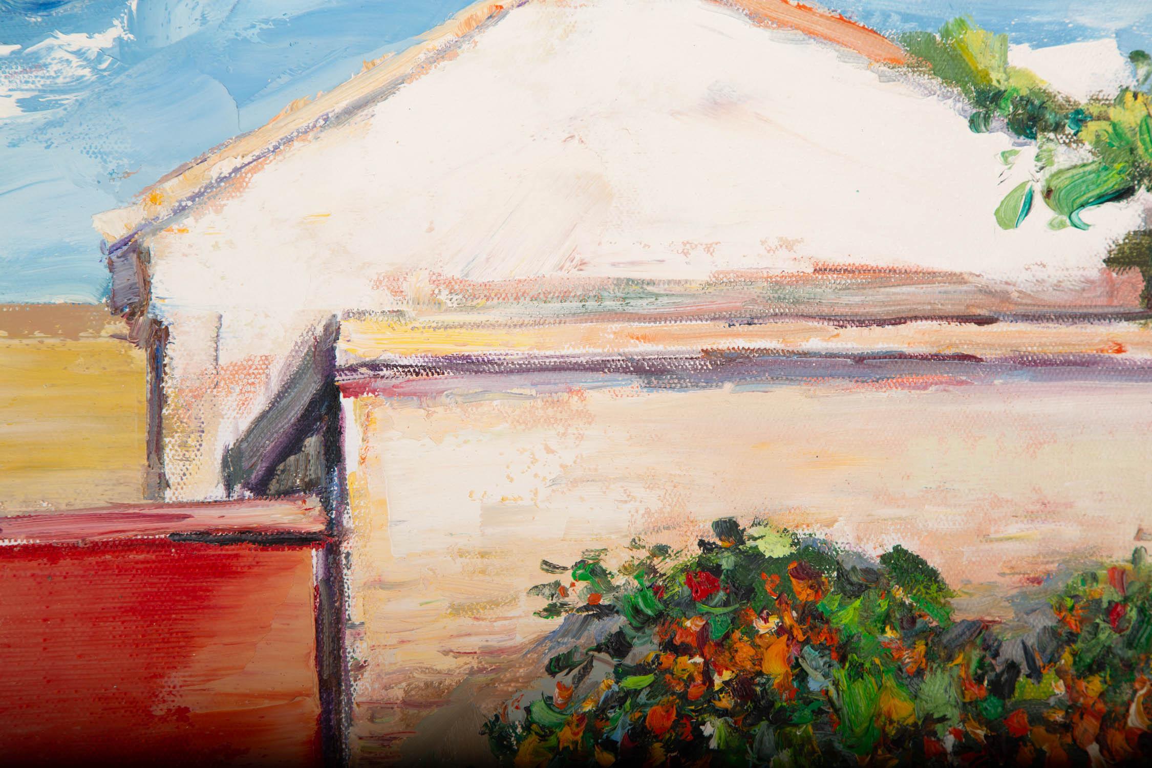 Luxi Liu Olio su tela originale impressionista 