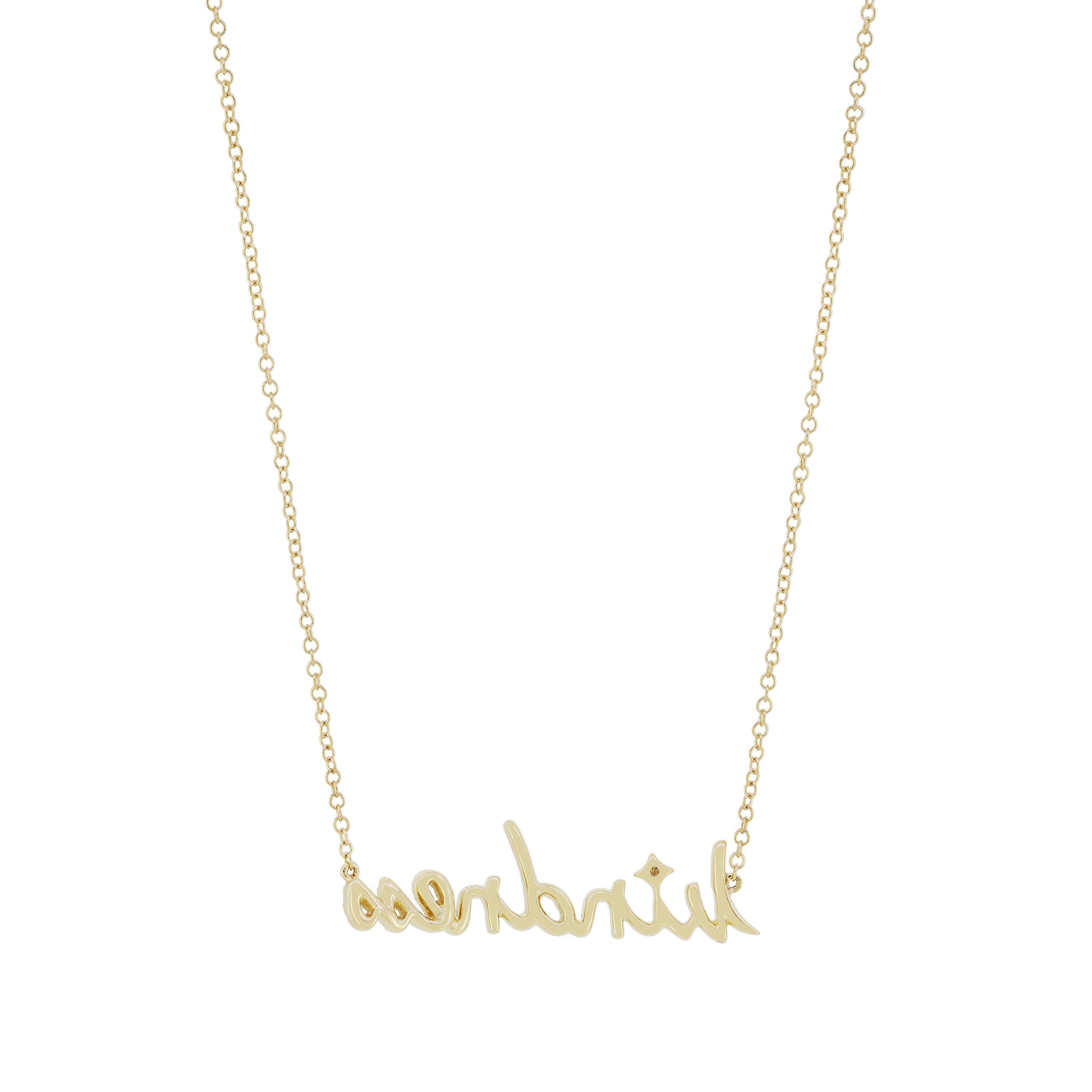 Contemporain 0.2 ct. pt.  Collier pendentif 