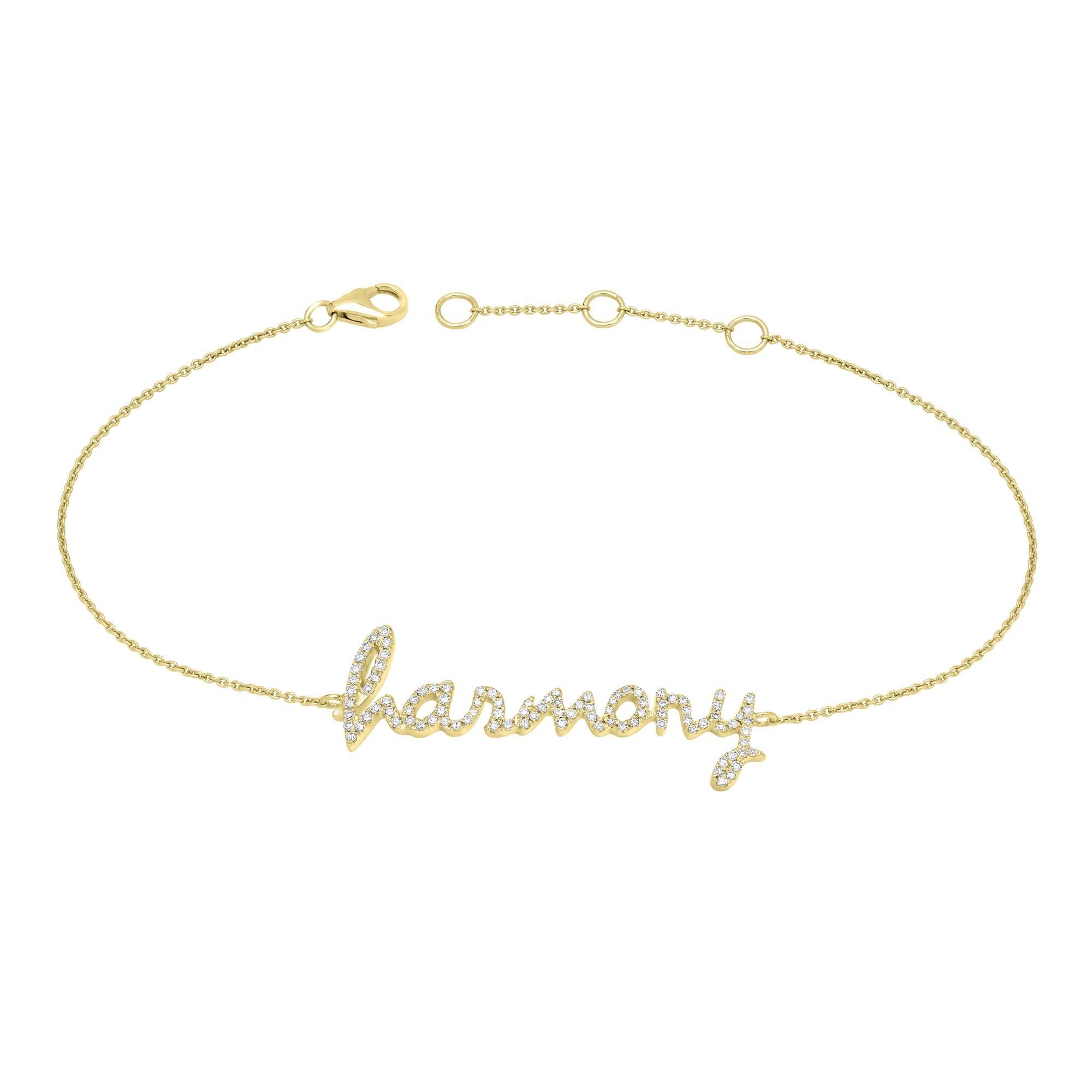 Taglio rotondo Bracciale Luxle 1/3 Cttw 