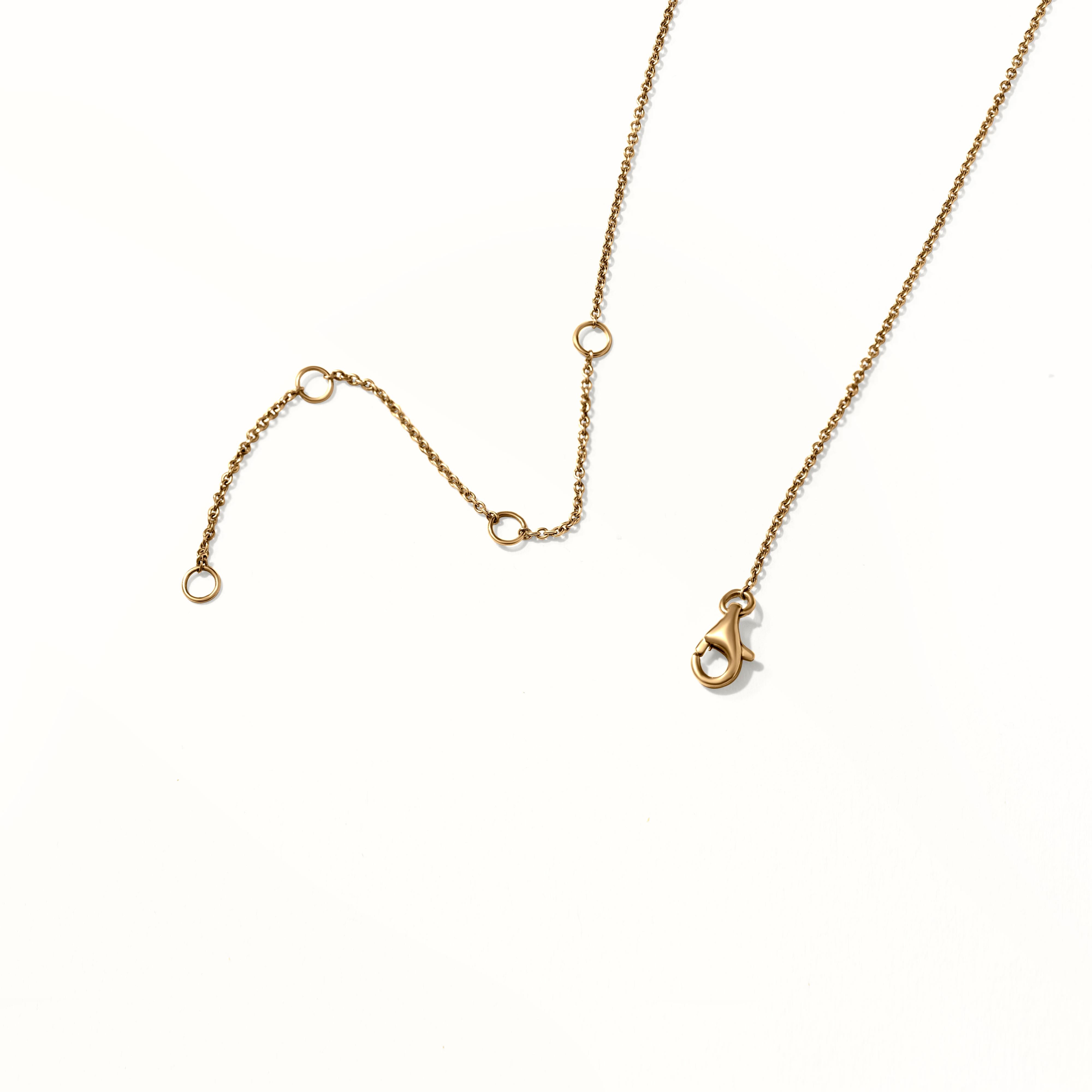 Luxle 0,50 Cttw natürlicher Diamant-Bar-Anhänger-Halskette aus 18 Karat Gelbgold, 15