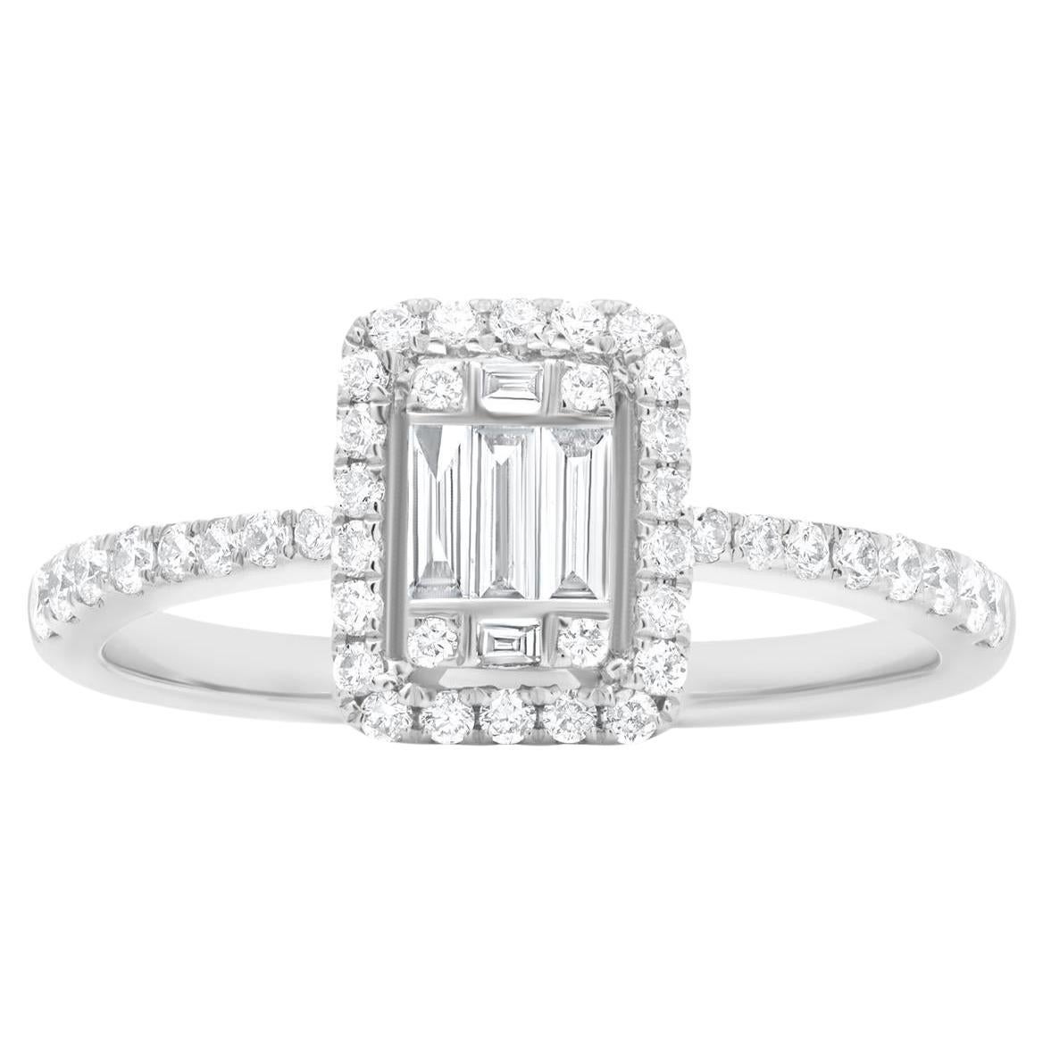 Classic 14 Karat White Semi-Mounting main image 1