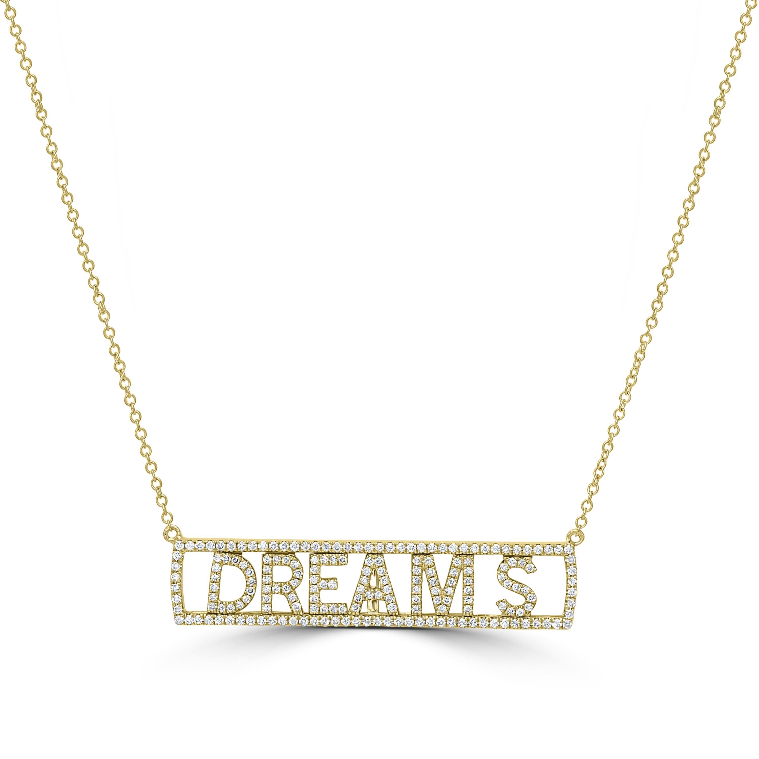Vous enverrez des ondes positives lorsque vous porterez ce collier à diamants 
