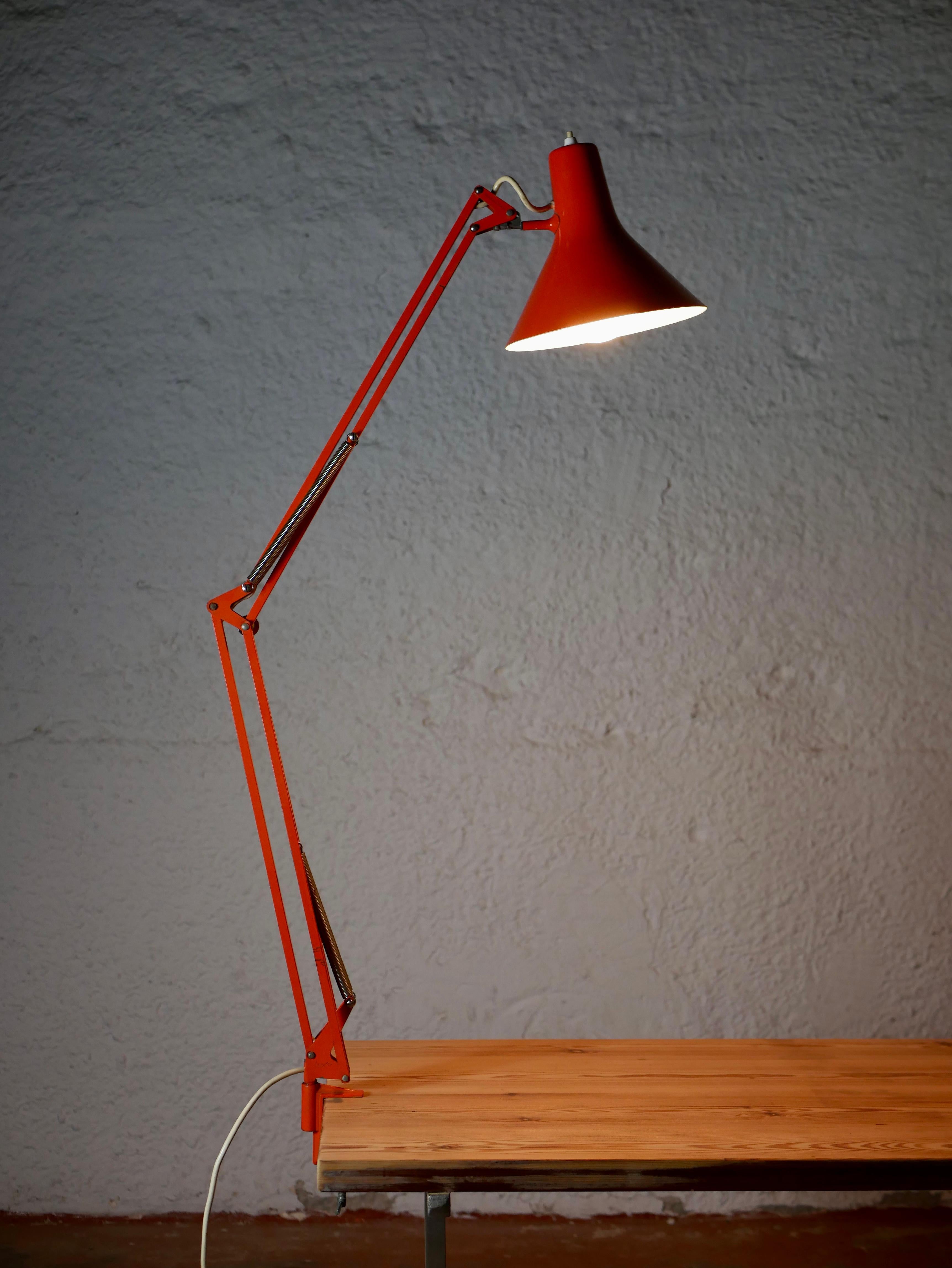 Mid-Century Modern Luxo 1001 lamp by Jacob Jacobsen, Denmark, 1960s