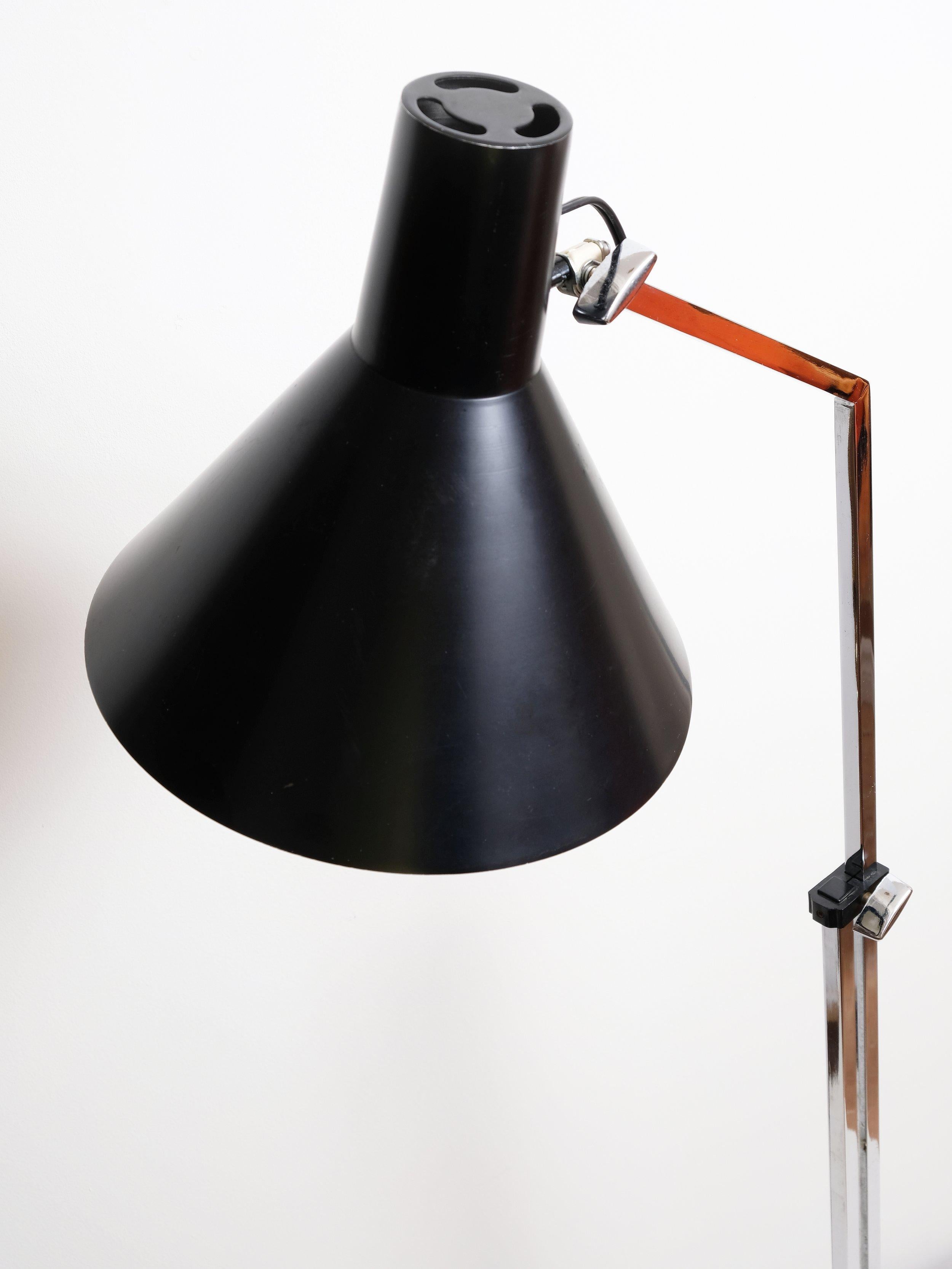 Norwegian Luxo Floor Lamp Designed by Jac Jacobsen For Sale