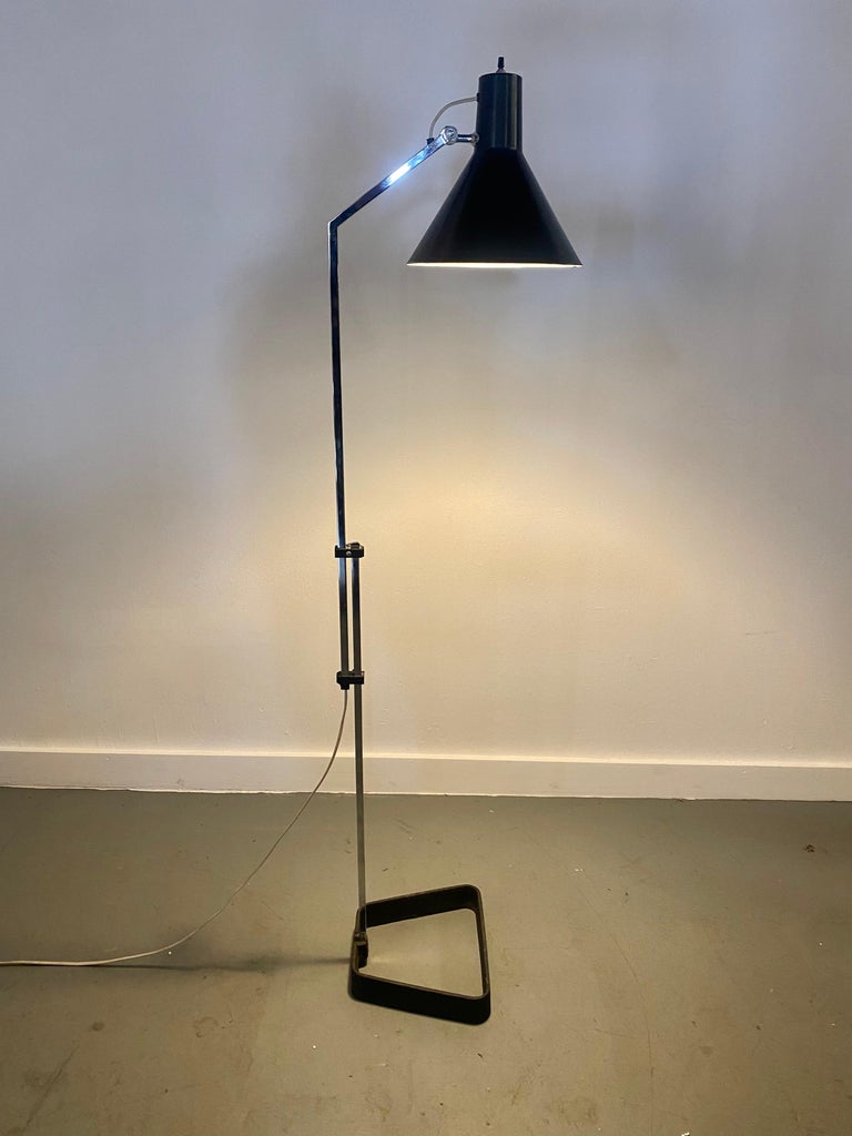 Luxo Floor Lamp Designed by Jac Jacobsen Rarer Version For Sale at 1stDibs