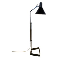 Retro Luxo Floor Lamp Designed by Jac Jacobsen Rarer Version