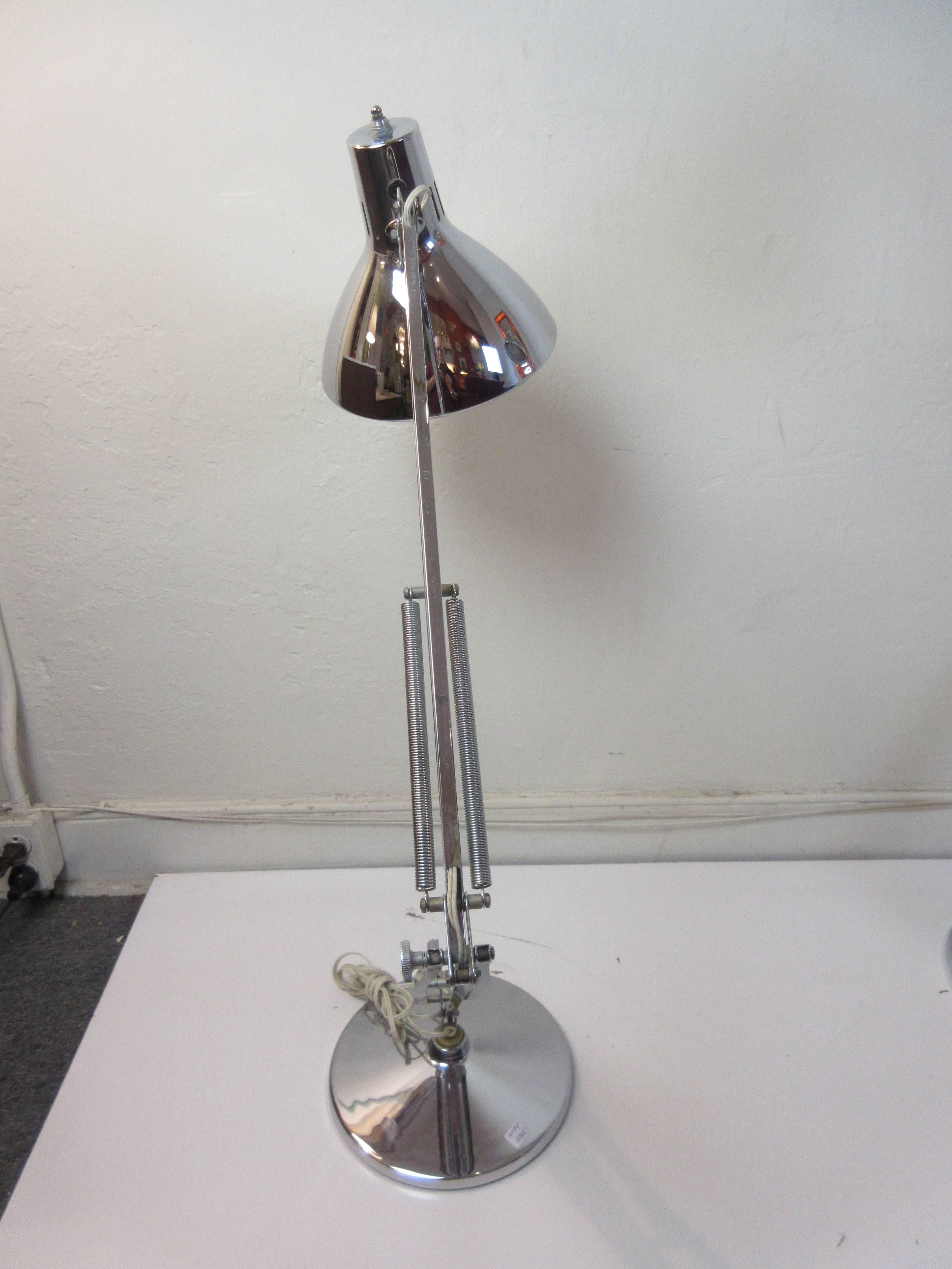 Scandinavian Modern Luxo Lamps by Jac Jacobsen