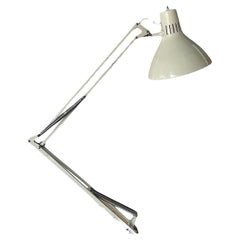 Vintage Luxo Pivoting Adjustable Architect’s Drafting Desk Lamp