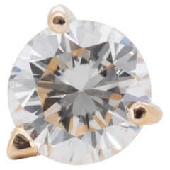 Luxuriöser 0,03 ct. Runder Diamant ohne Piercing 