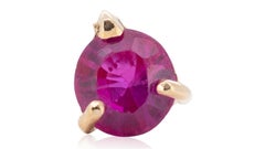 Luxurious 0.03 ct. Round Ruby Nose Piercing