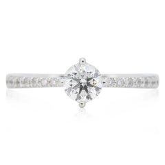 Luxurious 0.4 ct. Round Brilliant Diamond Ring