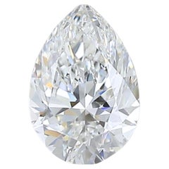 Luxurious 1.00ct Double Excellent Ideal Cut Pear-Shaped Diamond - GIA Certified