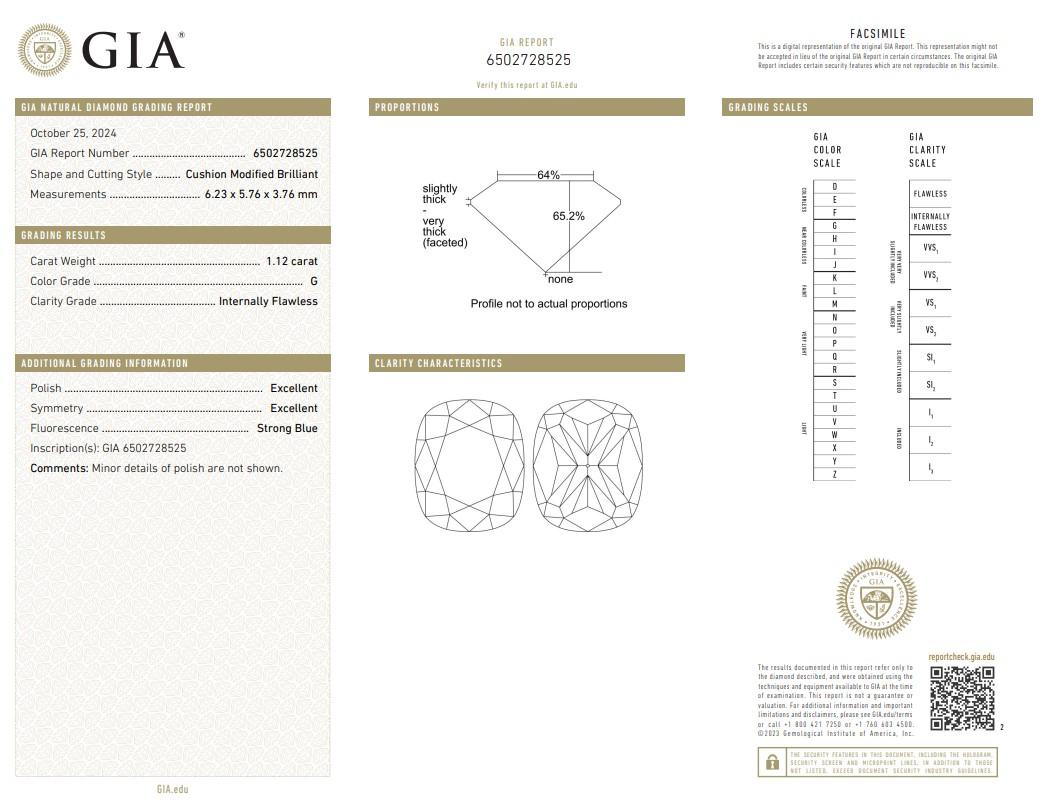 Luxueuse double taille idéale de 1,30 carat  Bague pavée de diamants Pour femmes en vente