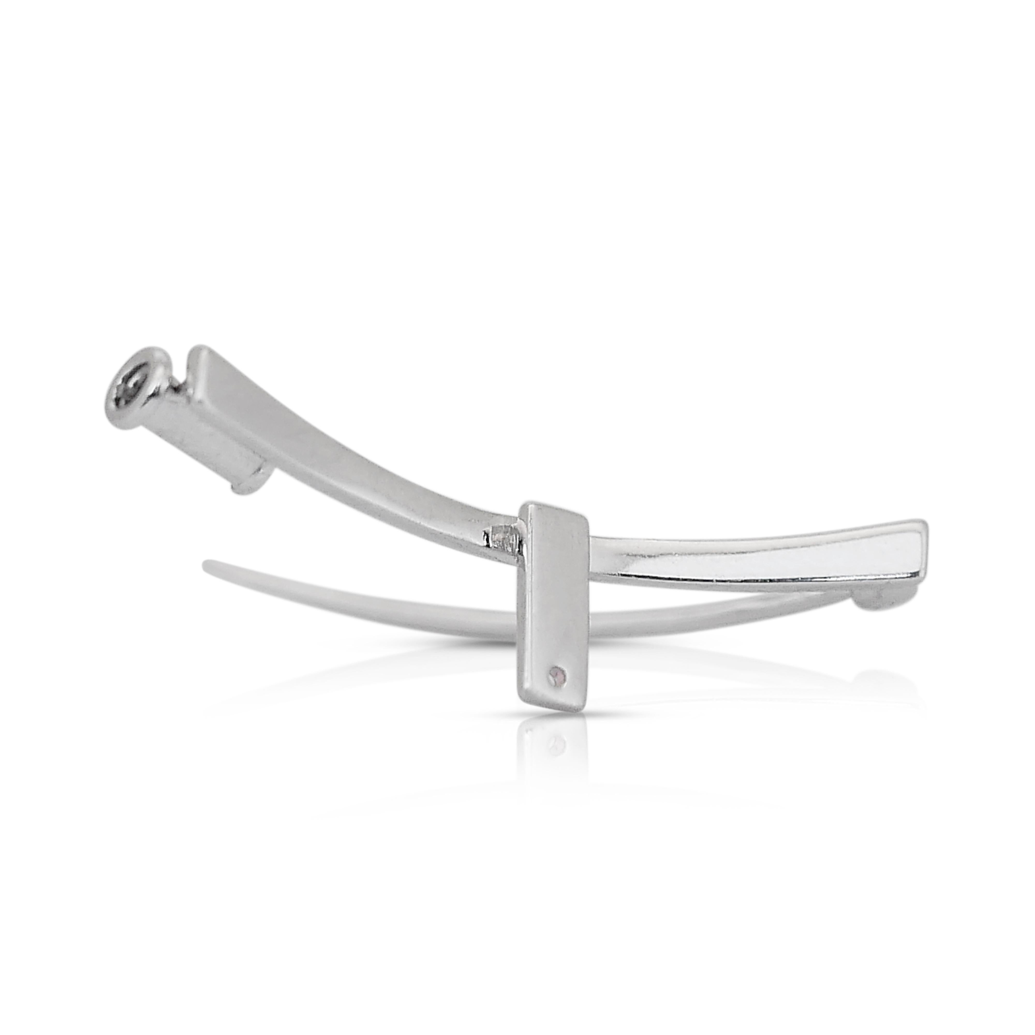 Bracelet jonc luxueux en or blanc 14 carats avec diamants et pierres précieuses 14,71 carats en vente 2