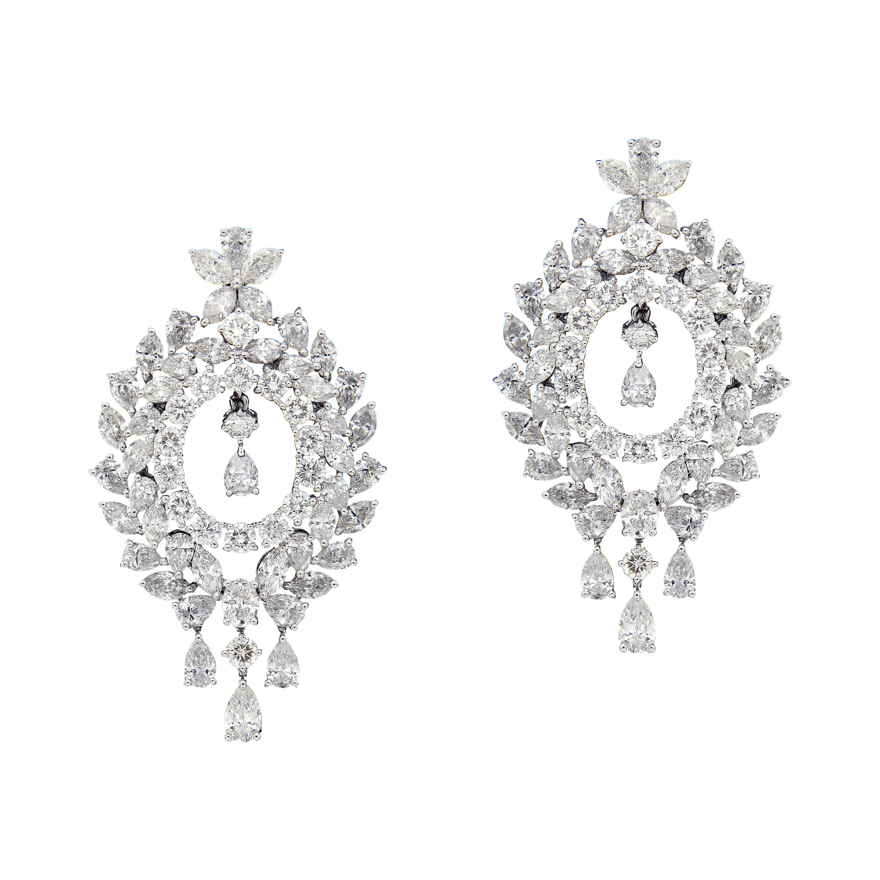 Special Occasion Evening Gold Dipped Earring