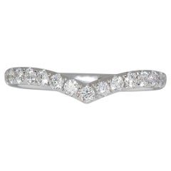 Luxurious 18K White Gold Eternity Diamond Ring with 0.23ct Natural Diamond