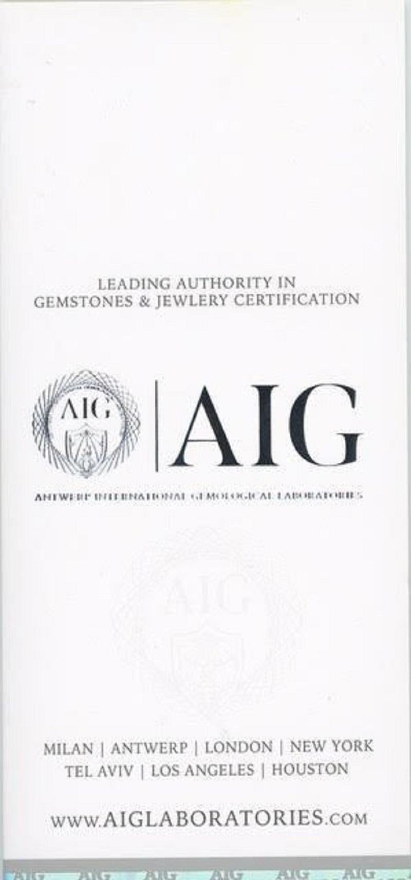 Luxuriser Halo-Ring aus 18 Karat Weigold mit 0,93 Karat natrlichen Diamanten, AIG-Zertifikat 6