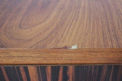 Luxurious 1940s Italian Art Deco Ebony Sideboard Set with Mirrors