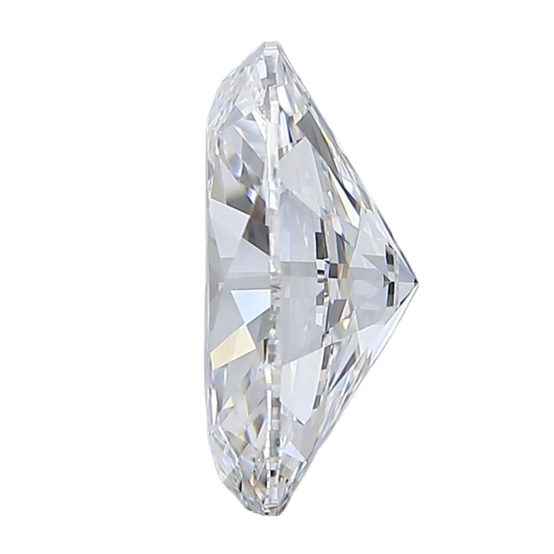 Taille ovale Luxueux diamant de forme ovale de 3,01 carats de taille idéale - certifié GIA