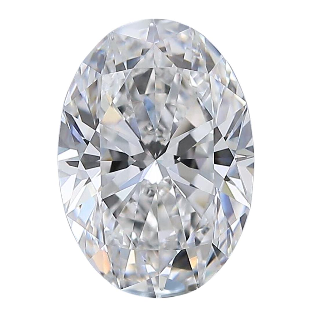 Luxueux diamant de forme ovale de 3,01 carats de taille idéale - certifié GIA 2