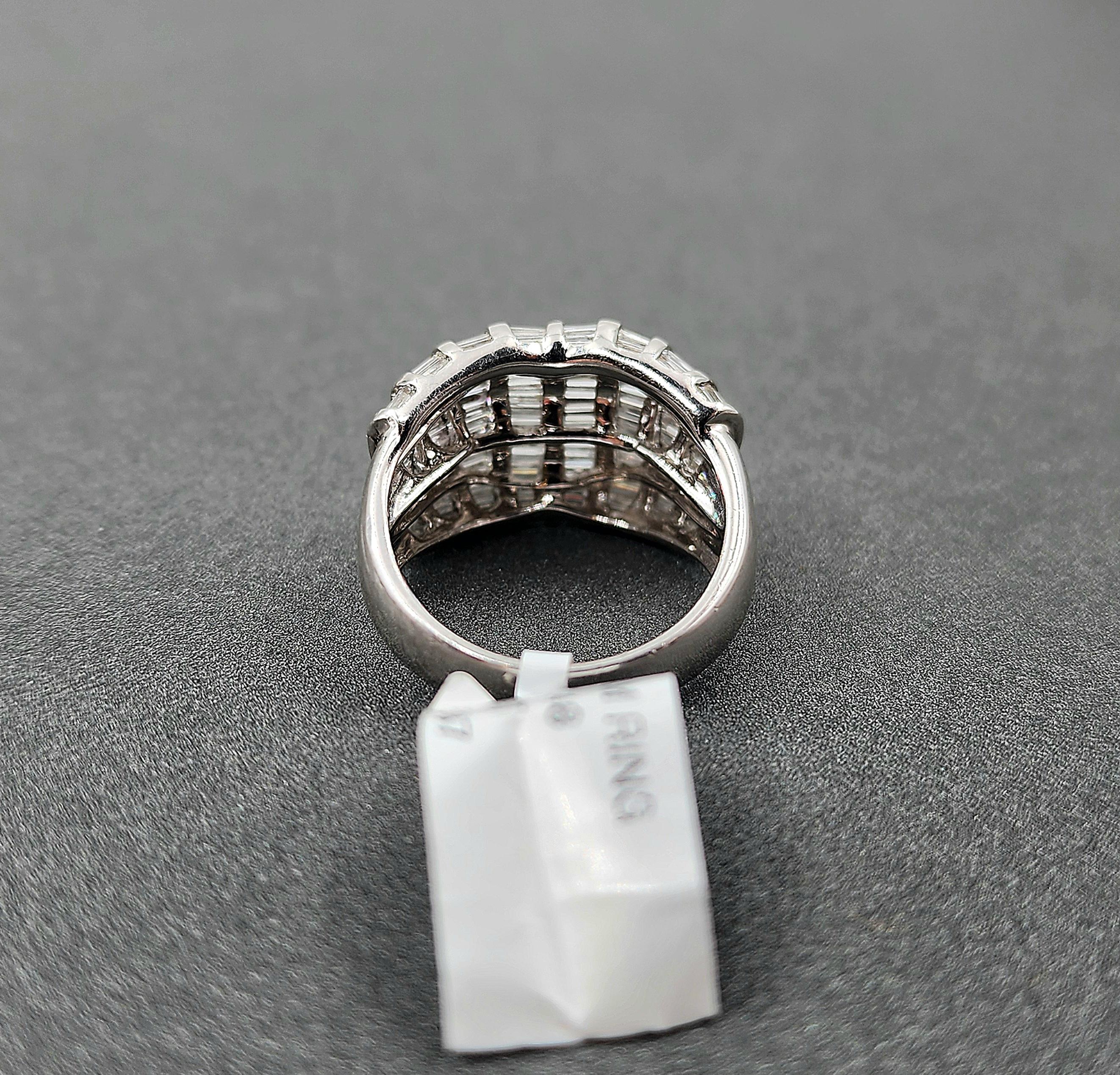 3,48 Karat Diamantring im Angebot 3