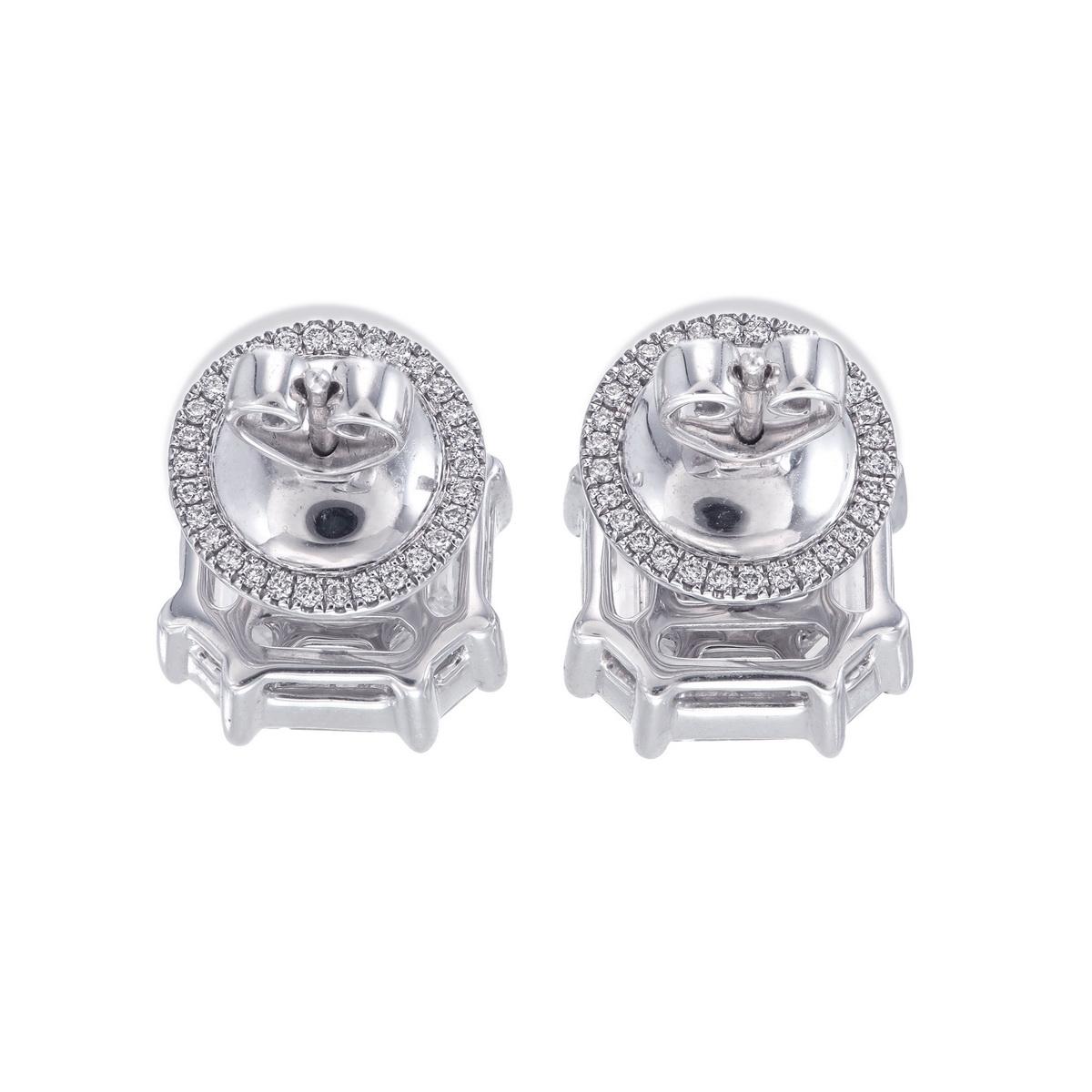 Luxuriöse 3,80 CT Pie-Cut Asscher Diamant-Ohrringe - eine schillernde Fusion im Zustand „Neu“ im Angebot in Khet Bang Rak, Krung Thep Maha Nakhon