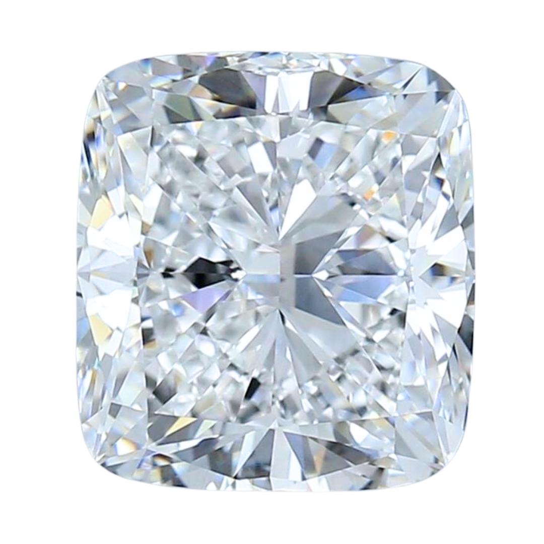 Luxurious 5.03ct Ideal Cut Cushion-Shaped Diamond - GIA Certified For Sale 2