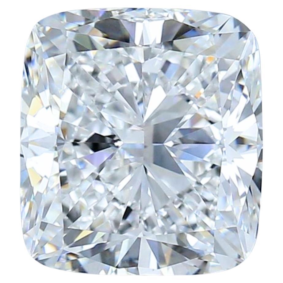 Luxurious 5.03ct Ideal Cut Cushion-Shaped Diamond - GIA Certified For Sale