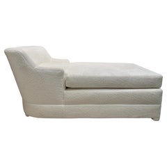 Used Luxurious Bouclé Covered Chaise Longue