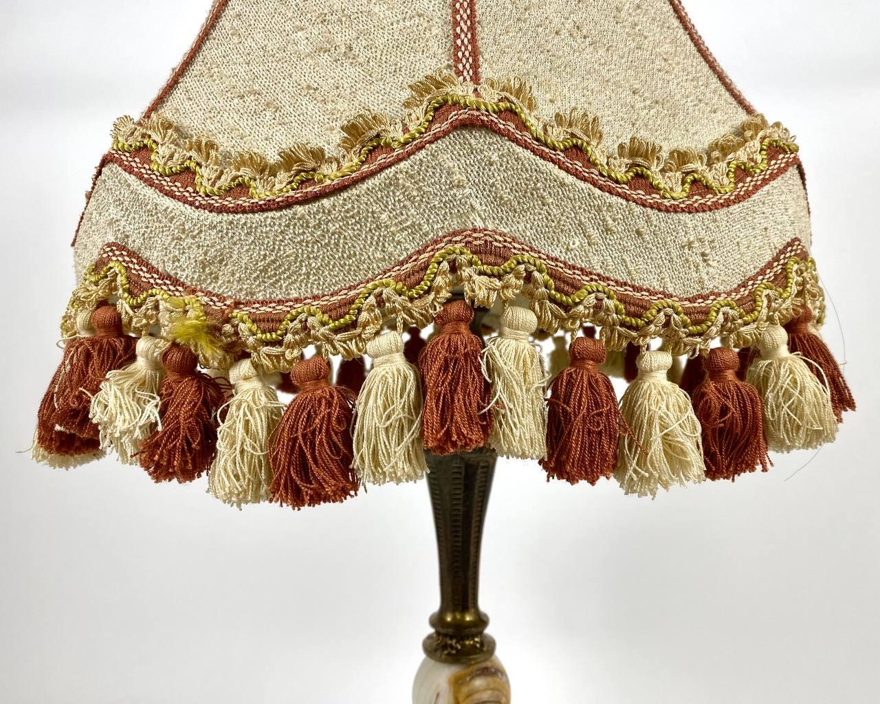 victorian floor lamp with fringe shade