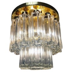 Luxurious chandelier by Helena Tynell for Glashütte Limburg