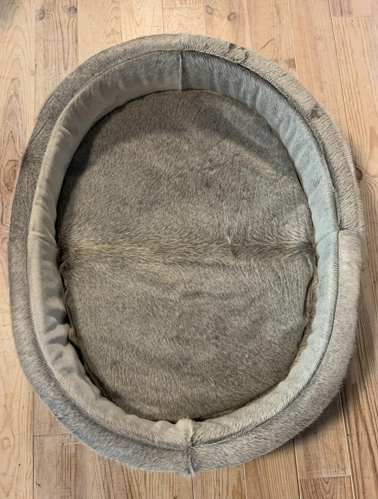 Luxurious Cowhide Dog Bed For Sale at 1stdibs