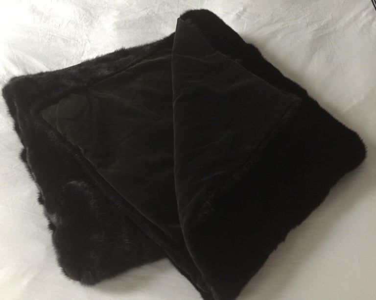 Luxurious Custom Mink Throw Blanket at 1stDibs custom mink blanket